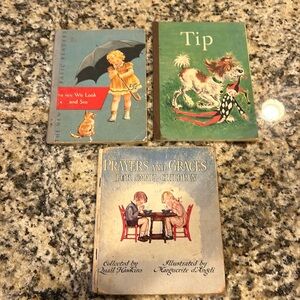 Vintage Children’s Book Bundle, set of 3 books